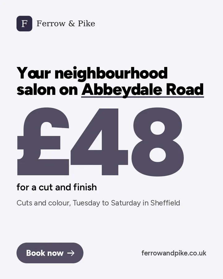 Late appointments on Thursdays (sample ad for Ferrow & Pike)