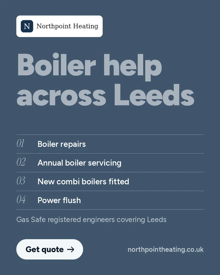 Sample ad for Northpoint Heating, a made-up heating engineer