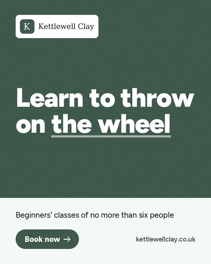 Sample ad for Kettlewell Clay, a made-up maker